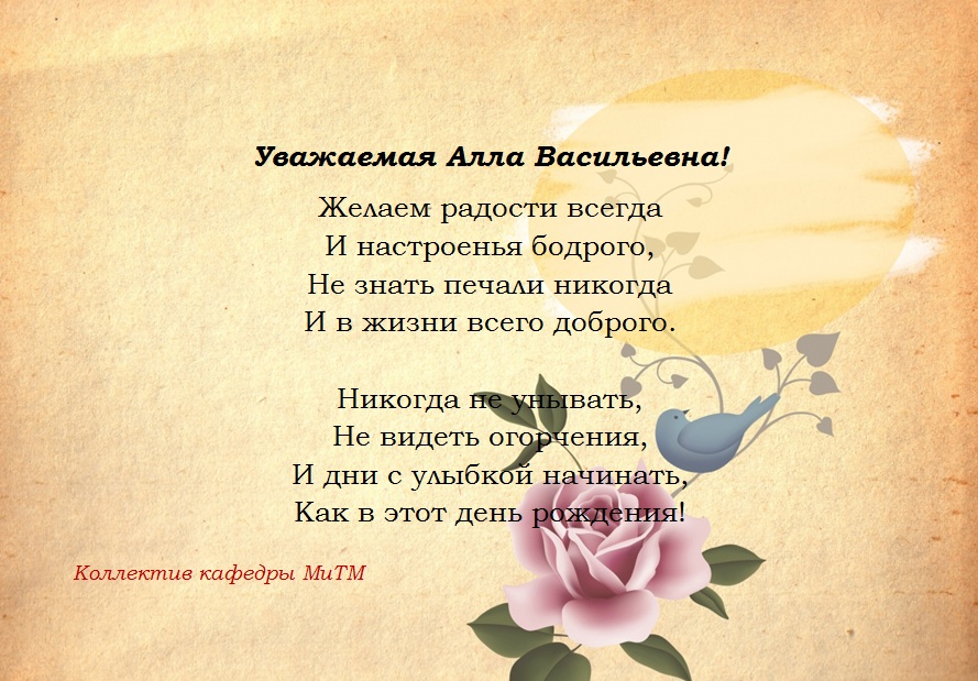 Открытки С Днем Рождения Женщине Алла Николаевна